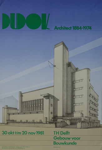 Wim Crouwel design # DUDOK # TH delft, 1981, mint--