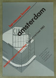 Wim Crouwel, Stedelijk Museum, Nieuwe Bouwen # AMSTERDAM # 1983, poster, mint--