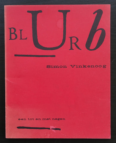 Simon Vinkenoog, Corneille ao # BLURB, een tot en met negen # 1961, vg