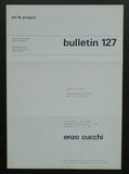 Art & Project # ENZO CUCCHI, Bulletin 127 # 1982, nm++
