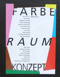 galerie Schütte # FARBE RAUM KONZEPT, invitation # 2011, mint-