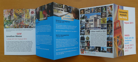 Gemeentemuseum Den Haag, Delaunay # NAJAAR 2011# folder leporello, 2011