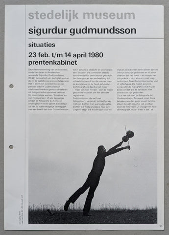 Sigurdur Gudmundsson # SITUATIES # bulletin, 1980, mint