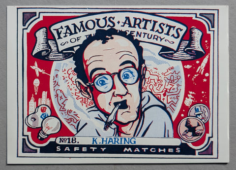 Typex # KEITH HARING # 2002, invitation, Mint