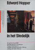 Stedelijk Museum # EDWARD HOPPER # Wim Crouwel design , poster, 1981, mint-