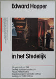 Stedelijk Museum # EDWARD HOPPER # Wim Crouwel design , poster, 1981, mint-