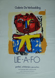 galerie de verbeelding # JOHN  LIE- A-FO # 1990, original silkscreen, nm