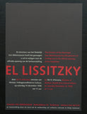 van Abbemuseum #EL LISSITZKY # invitation, 1990, mint
