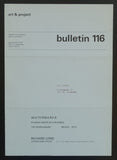 Art & Project # RICHARD LONG # bulletin 116, 1980, mint-