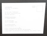 Kunstcentrum Badhuis # FRANÇOIS MORELLET # invitation, 1982, mint-