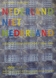 van Abbemuseum # NEDERLAND niet NEDERLAND # poster, 2004, mint