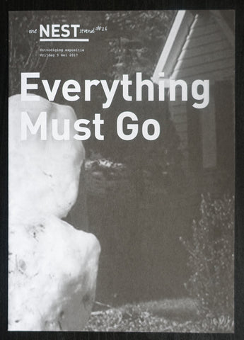 Nest #EVERYTHING MUST GO # invitation, 2017, mint