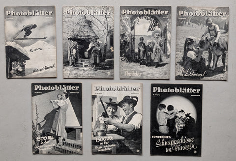 Agfa # PHOTOBLÄTTER # 1936, 7 volumes, nm/nm-