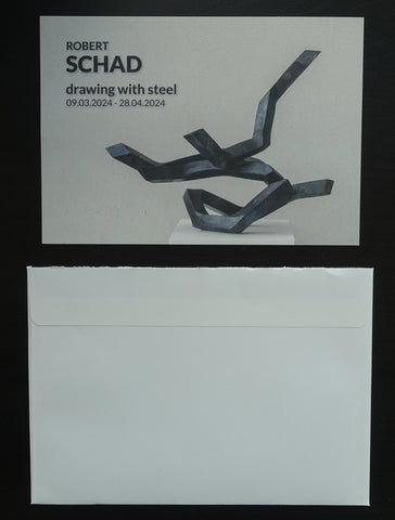 Coppejans Gallery # ROBERT SCHAD # invitation, mint