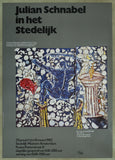 Stedelijk Museum, Wim Crouwel # JULIAN SCHNABEL # poster, A0, mint-