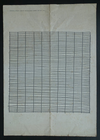 Zero # JAN SCHOONHOVEN # Centraal Museum Utrecht, 1974, vg