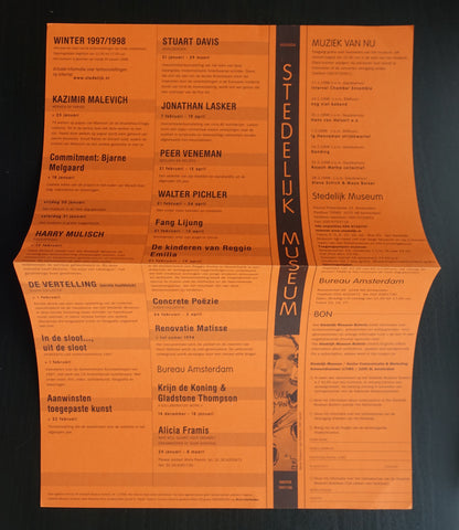 Stedelijk Museum # AGENDA WINTER 1997/1998 # nm+