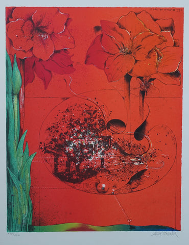 Ardy Struwer # AMARYLLISSEN # original lithograph,1995, signed /numb, mint