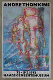 Haags Gemeentemuseum # ANDRE THOMKINS # poster , original silkscreen, 1978, A---