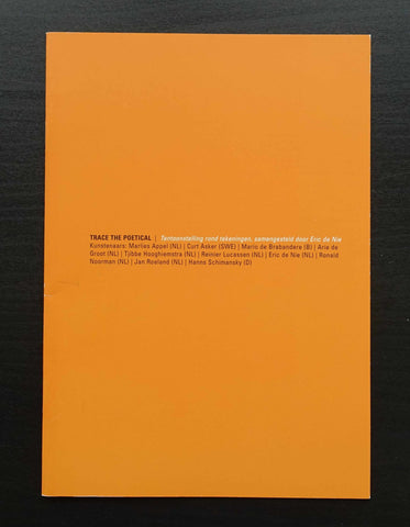 Eric de Nie , Noorman ao # TRACE DE POETICAL # 2001, mint