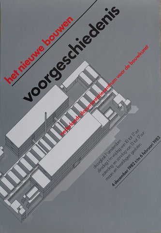 Wim Crouwel, Droogbak # VOORGESCHIEDENIS Nieuwe Bouwen # 1983, nm