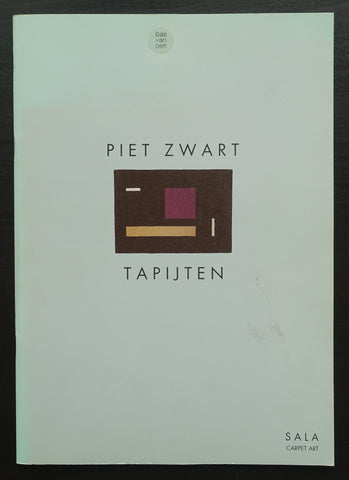 Sala Carpet Art, Kees Broos # PIET ZWART / TAPIJTEN # 1982, nm
