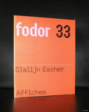 Wim Crouwel, Dutch typography# GIELIJN ESCHER # 1976, nm++