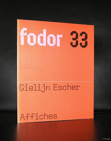 Wim Crouwel, Dutch typography# GIELIJN ESCHER # 1976, nm++