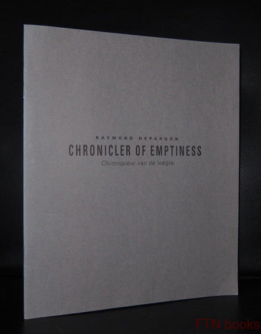 Raymond Depardon # CHRONICLER OF EMPTINESS # 1992, NM+