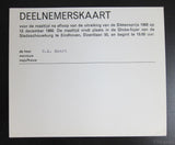 Sikkensprijs # THEO VAN DOESBURG # 1968, plus invitation