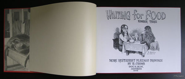 Food クラム For 』 ［3冊セット］R. CRUMB 『 Waiting