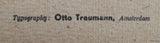 3 A's # H.N. WERKMAN #Otto Treumann, ca. 1950, nm-