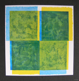 Albert Ayme, l'Oeil 2000 galerie ed. # PARADIGME DU BLEU ET JAUNE #1976,mint-