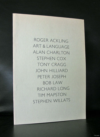 Richard Long, Willats, Cragg ao # LISSON GALLERY # 1977, nm+