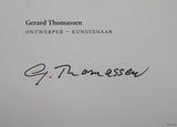 Royal Leerdam , dutch glass # GERARD THOMASSEN # Signed, 2004, mint