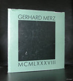 Gerhard Merz # MCMLXXXVIII # 1988, nm