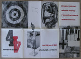 Stedelijk Museum, Rauschenberg,dutch typography# 4 AMERIKANEN # Sandberg, 1962