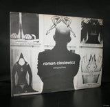 Roman Cieslewicz # SERIGRAPHIES  1975, invitation and signed card, nm