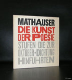 Zdenek Mathauser# KUNST der POESIE# typography,1967, nm