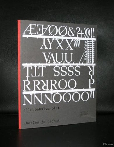 Charles Jongejans, Dutch typography # ALLESBEHALVE PLAT # 1989, nm+
