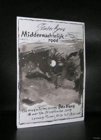 Gunter Brus# MIDDERNACHTELIJK ROOD# invitation, nm+