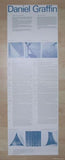 Wim Crouwel poster/catalogue# DANIEL GRAFFIN # nm+,1977