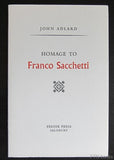 John Adlard # HOMAGE TO FRANCO SACCHETTI # numbered ltd ed. 150 cps. MINT