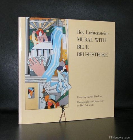 Roy Lichtenstein# MURAL BLUE BRUSHSTROKE # mint,1987