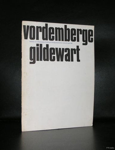 Abbemuseum# VORDEMBERGE GILDEWART#van Toorn, 1967,nm
