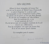 Leonor Fini # LES LECONS #editions Tamanoire, 1976,signed/numb. ed. of 175, MINT