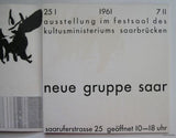 Zero, Mack, Piene# NEUE GRUPPE SAAR# 1961, nm