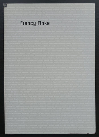 CBK Rotterdam # FRANCY FINKE # 1993, nm+