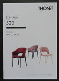 Thonet Herkner, Chair 118 # original brochure, mint