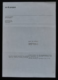 Art & Project # LEO VROEGINDEWEIJ , invitation # 1980, nm++